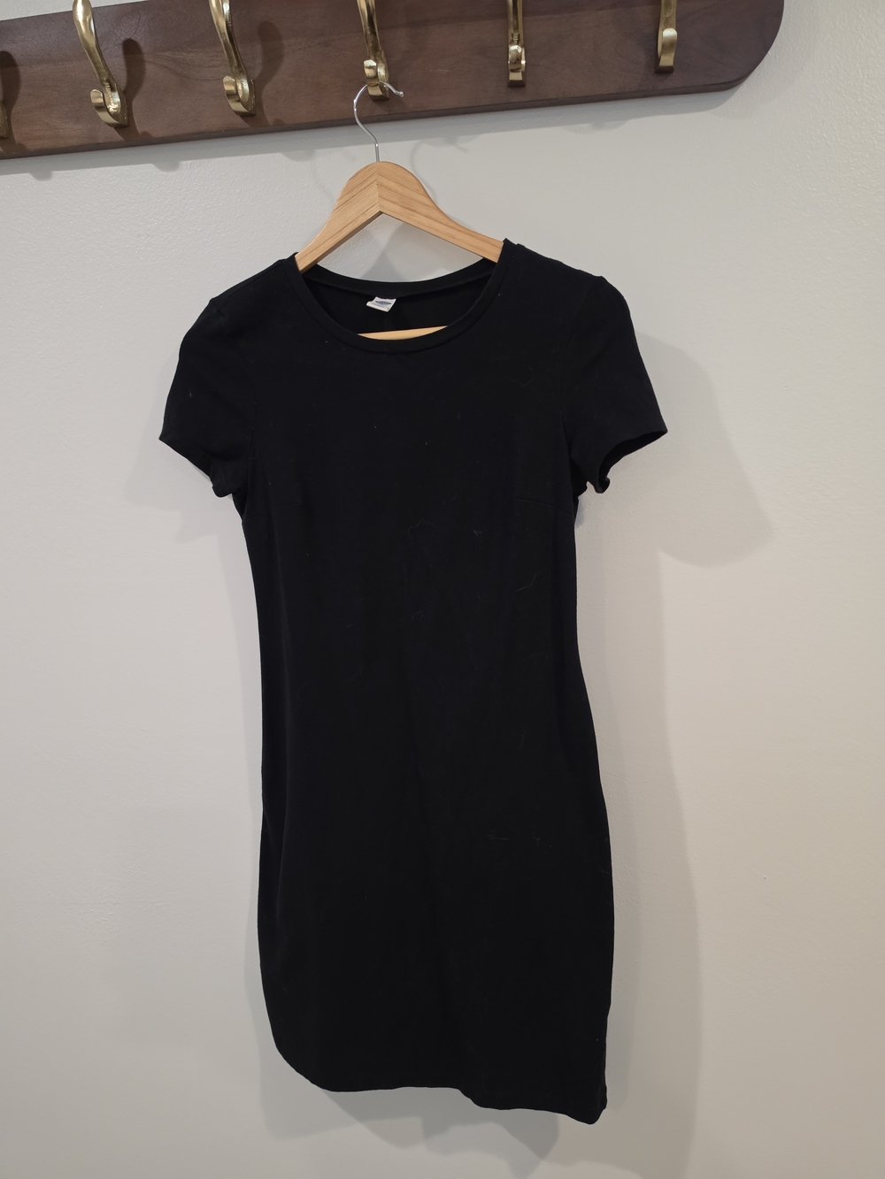 Old Navy Black Crewneck Short Sleeve Top